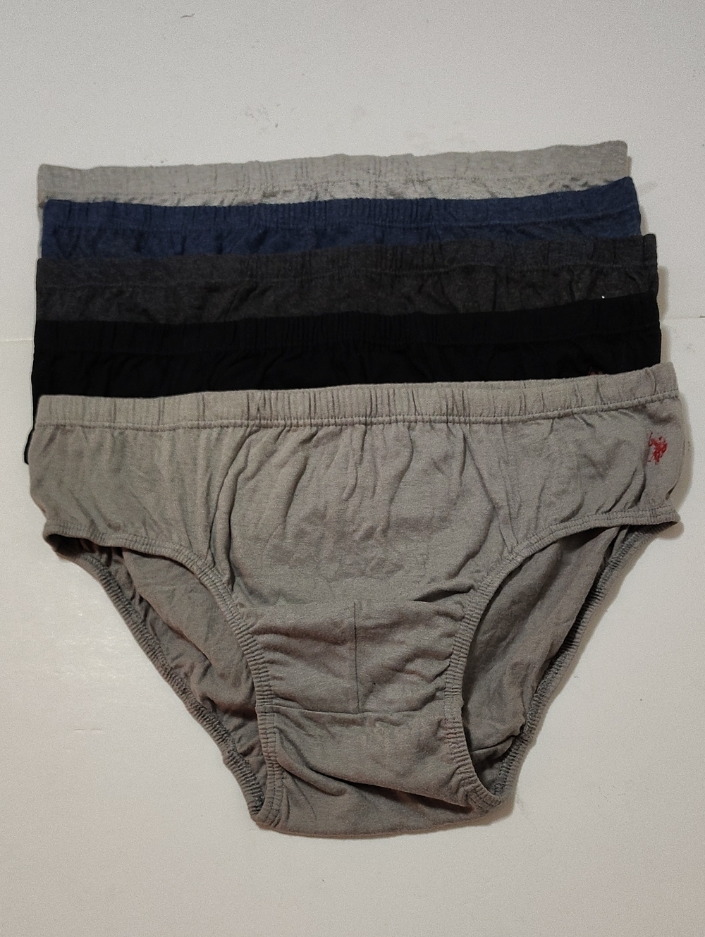U.S. Polo Assn Low Rise Men's Briefs -5 Pack -Size XL